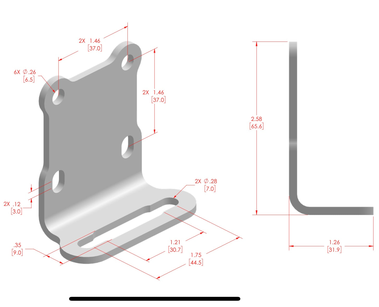 Universal Bracket for Gauge Mounts
