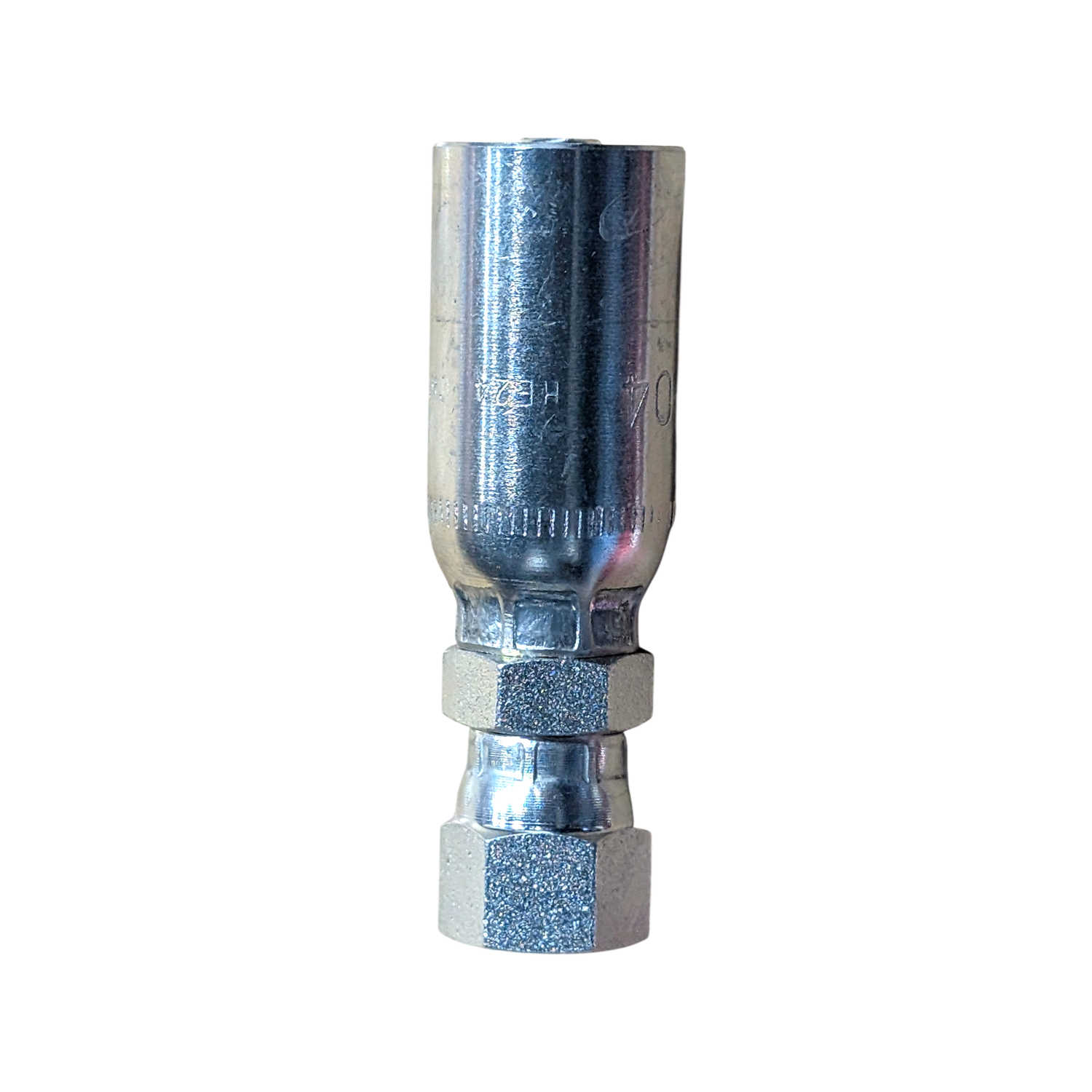 TSR HOSE FITTING (Steering Box Side) JIC 37 Degree, -4 Female Swivel to 1/4
