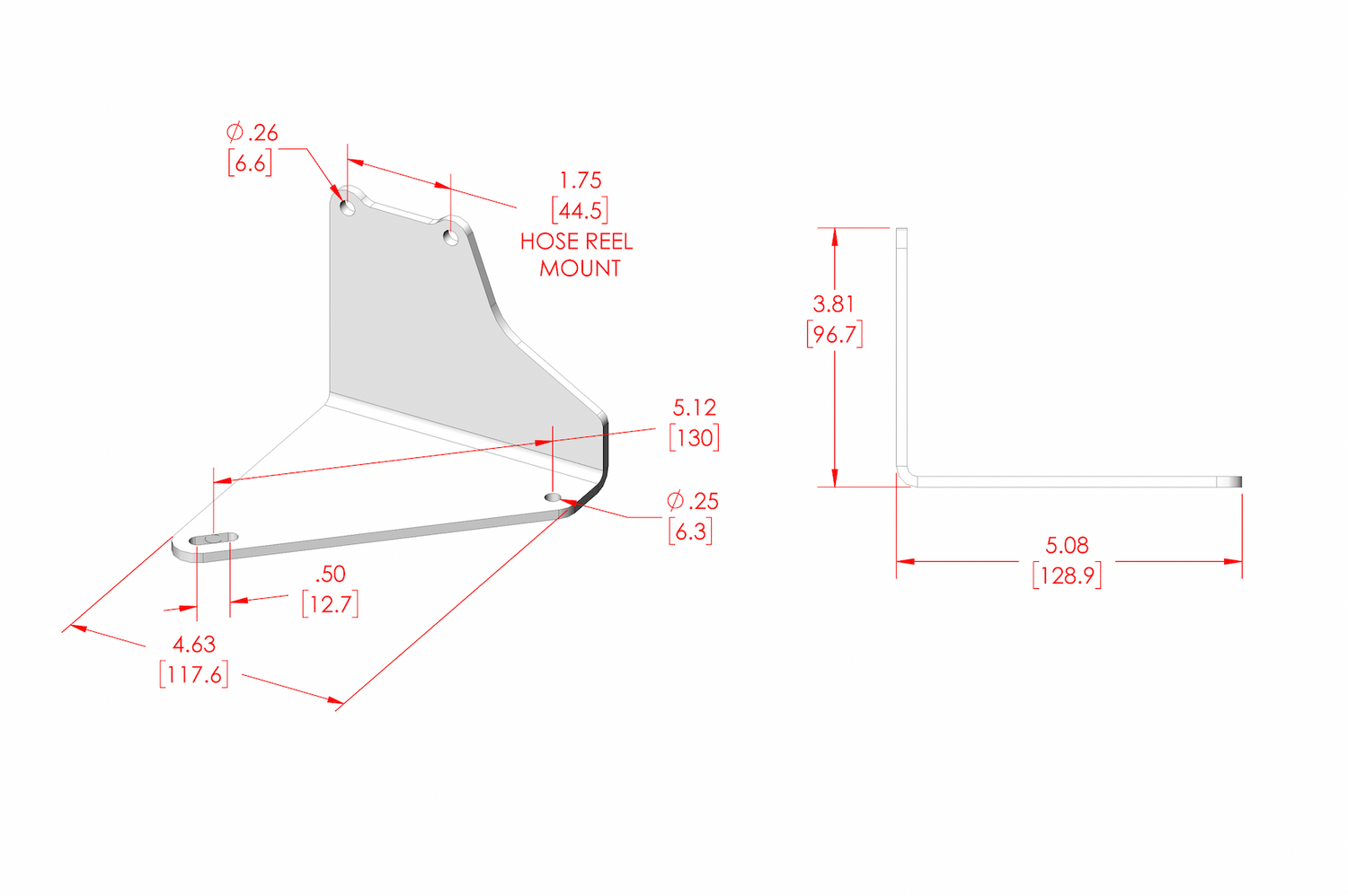 CRS JEEP GLADIATOR UNDER SEAT BRACKET
