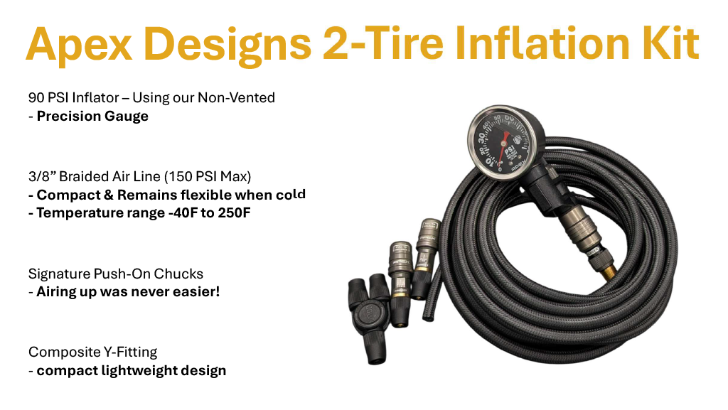 Multi Tire Inflator - 2 Tire Inflation Kit