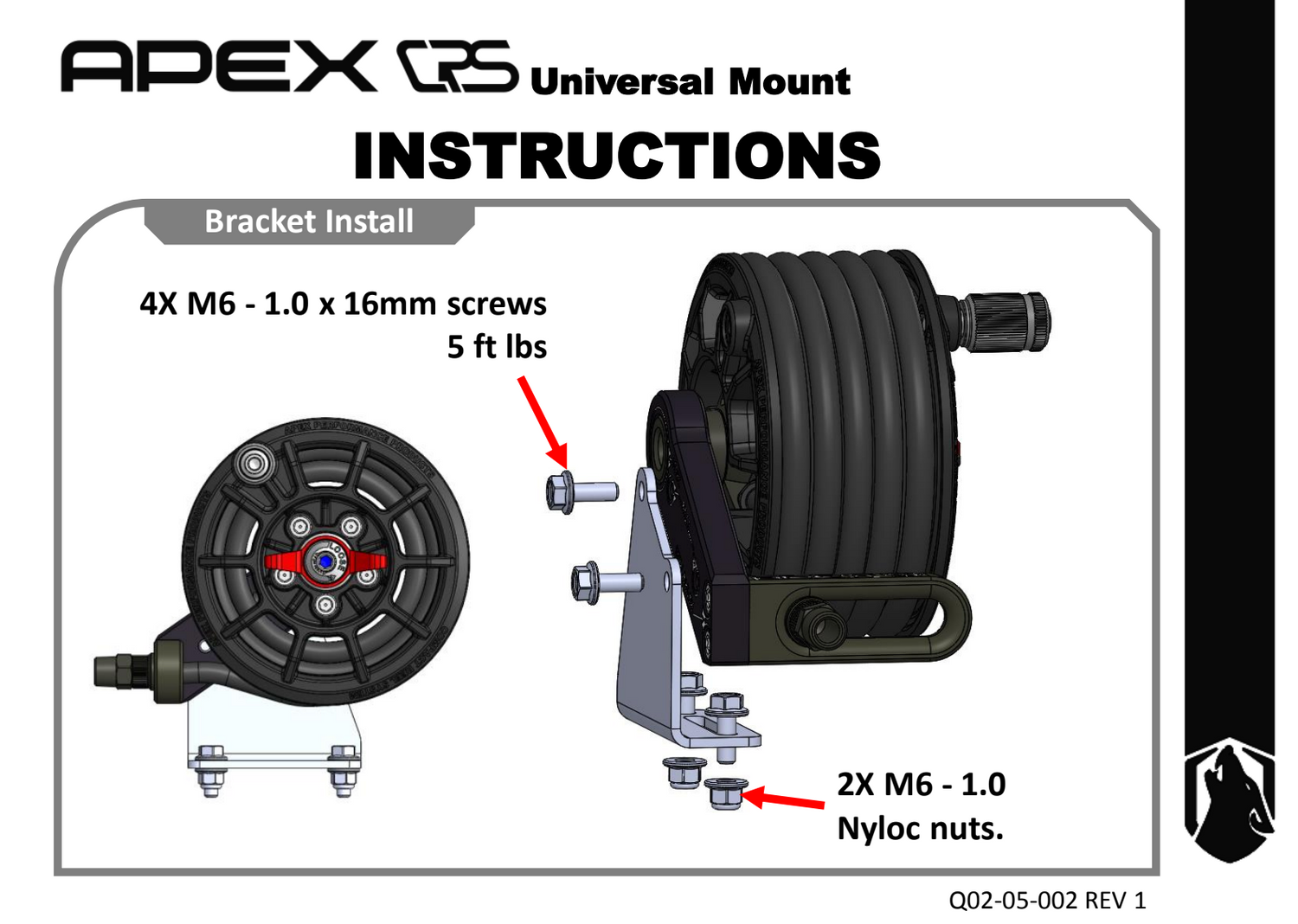CRS UNIVERSAL MOUNTING BRACKET – Apex Performance Products