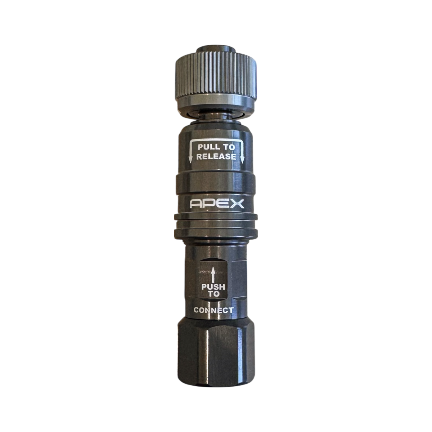 Compact Quick Coupler to APEX Male Swivel