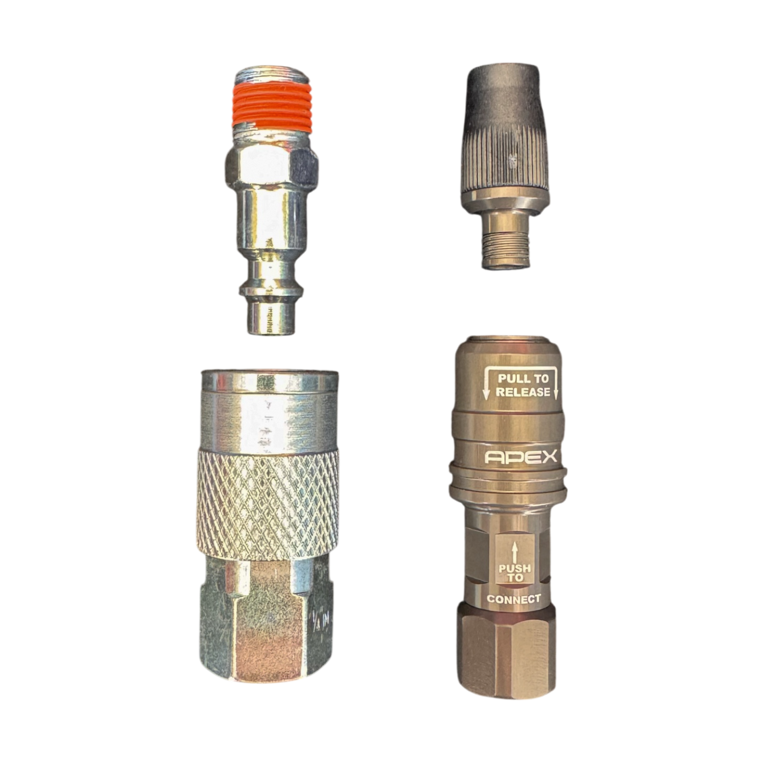Compact Quick Coupler to APEX Nylon Braided Hose